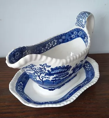 Buy Copeland Spode's Tower Gravy Boat With Attached Saucer • 19.50£