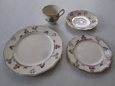 Buy Alfred Meakin Lot Of 4 Pieces In The Willowette Design • 15£