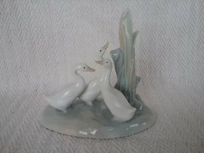 Buy Nao Trio Of Geese China Figurine Ornament • 6.50£