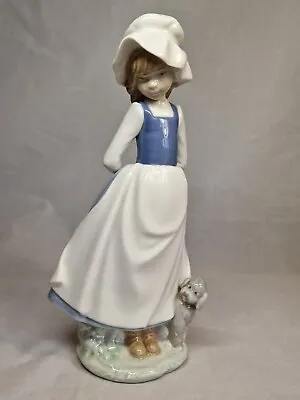 Buy Vintage Spanish Porcelain Figurine, 'Cheer Me Up', From Nao By Lladro #0397G • 24.75£