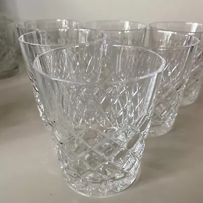 Buy Set Of 6 Heavy Lead Crystal Whiskey Glasses /  Tumblers  • 11.99£