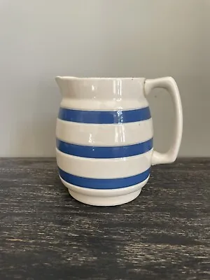 Buy Staffordshire Chef Ware Blue & White Large Milk Jug One Pint • 9.95£