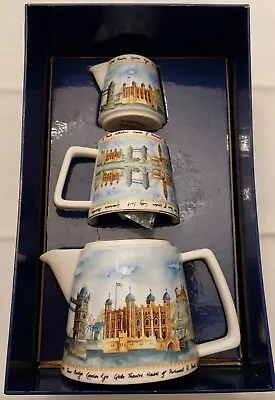 Buy Arthur Wood London Panorama Teapot, Mug, & Jug 3 Piece Fine China Set  • 30£