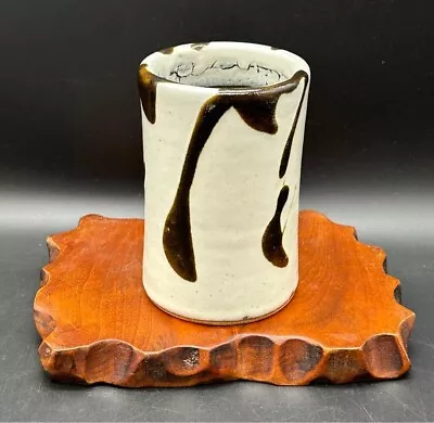 Buy Mashiko Ware Porcelain Small Vase By Living National Treasure Shoji Hamada Mint • 231.91£