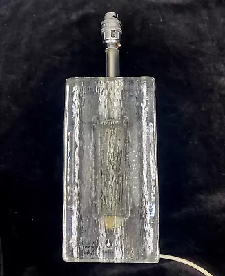 Buy Vintage Pukeberg Sweden Swedish Art Glass Mid Century Lamp Base** • 299.99£