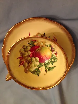 Buy Royal Grafton Bone China Cabinet Cup And Saucer Fruit Pattern • 12£