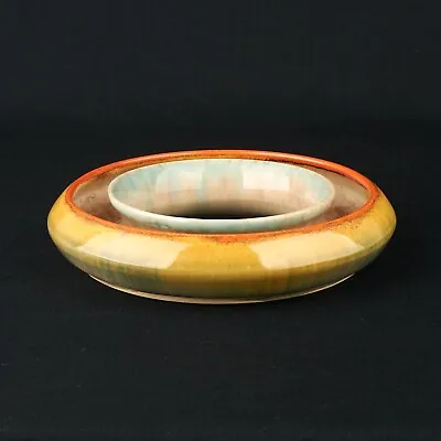 Buy Vintage Dripware Pottery Posy Ring Bowl In The Style Of Shelley Harmony 2824/15 • 14£