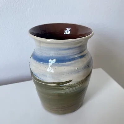 Buy Studio Art Pottery Abbot Pottery Small Vase Devon Sheep Hand Made Caroline Smith • 14.99£