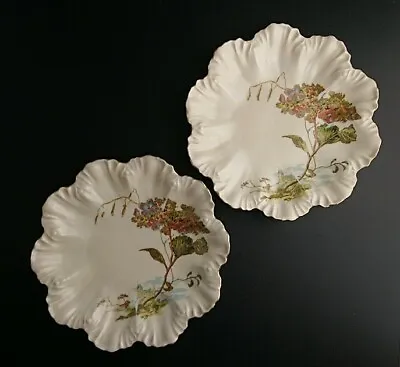 Buy Limoges Lanternier French Porcelain Plate Pair Set Of 2 France 23cm Wide • 25.59£