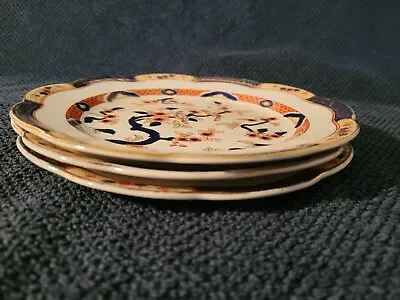 Buy Rare Antigue Losol Ware Keeling & Co Burslem Shanghai Bird Of Paradise Plate X 3 • 40£