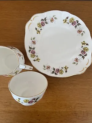 Buy Duchess Bone China Set ‘romance’ Vintage Cake Plate, Bowl And Jug • 9£