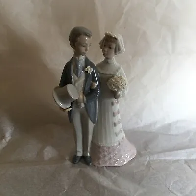 Buy Lladro Vintage Bride And Groom 4808 Couple Getting Married Retired Figurine • 28.72£