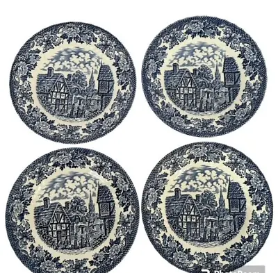 Buy 4 Royal Tudor Dinner Plates Merrie Olde England Grindley Stoke • 32.66£