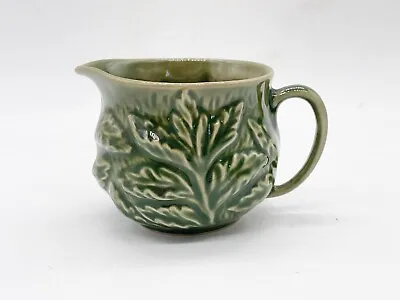 Buy Vintage Sylvac Pottery 4683 Small Green Leaf Design Mint Sauce Jug • 24.99£
