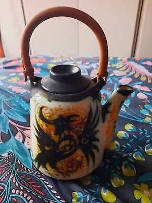 Buy Celtic Pottery Newlyn Phoenix Teapot - Cane Handle • 34.99£