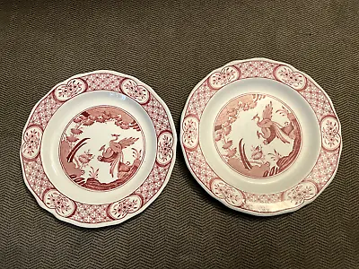 Buy Set Of 2~Old Chelsea Furnival  #647812 Limited Red Plates • 14.41£