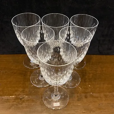 Buy Baccarat Paris Clear Crystal Water Goblets 6 5/8” Set Of 6 BH311 C • 341.41£