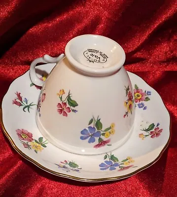 Buy Vintage Royal Vale English Bone China Teacup & Saucer Primrose Pattern Mint... • 9.58£