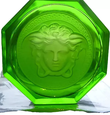 Buy Versace By Rosenthal Glass Coaster Green Brand New Medusa Head Tableware • 34.45£