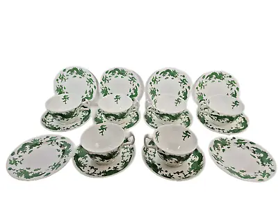 Buy 6 Sets ~1960's Green Dragon Hammersley T Goode & Co Tea Trio Cup Saucer Plate VG • 85£