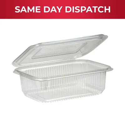 Buy Food Storage Plastic Salad Containers With Lids Microwave Freezer Safe • 187.40£