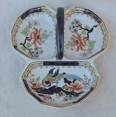 Buy Antique Losol Ware Shanghai Pattern Relish Dish Keeling & Co. Antipastiera • 162£