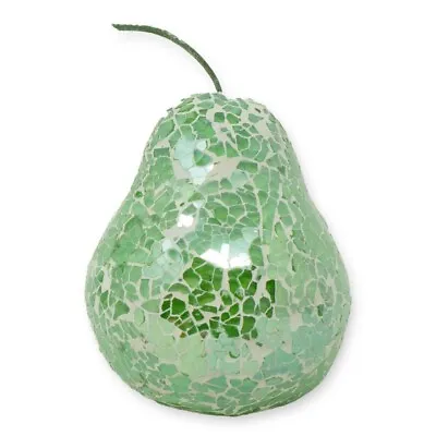 Buy Mosaic Glass Pear (Green) Home Decorative Decor Fruit Display Piece Gift • 9.95£
