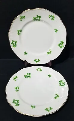 Buy Royal Minster Shamrock Salad Plates Set Of 2 Great For St.Patricks  Day In EUC • 19£