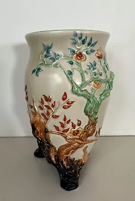 Buy Rare Clarice Cliff Indian Tree Vase 1936 Excellent Condition 990 Pattern • 75£