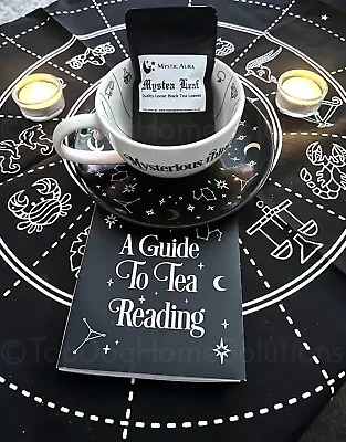 Buy Gypsy Fortune Telling Tea Cup & Saucer Tea Leaf Reading Set Inc Tea Leaves Gift • 21.99£