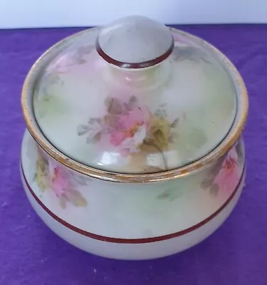 Buy 1930s WINTON WARE VINTAGE SMALL DECORATIVE POT WITH LID • 1.99£
