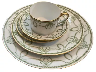 Buy Limoges Faberge Green Cheverny 5 Piece Place Setting • 237.18£