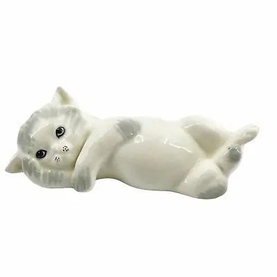 Buy W.R. Midwinter Ltd. Burslem England Gray White Cat Figurine Made In England 6  • 22.04£