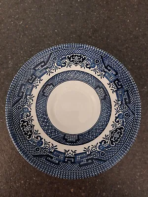 Buy Vintage Churchill England China - Blue & White Blue Willow Pattern • 5£