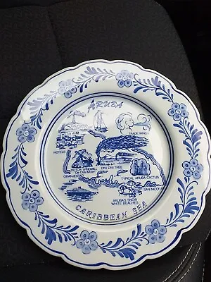 Buy Delft Blue And White Pottery Plate 256 • 6£