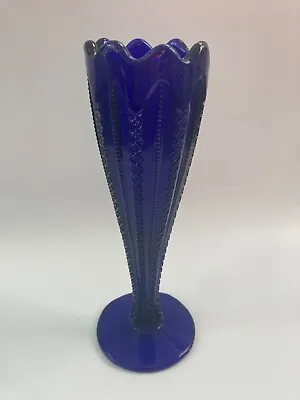 Buy Vintage Fenton Tiara Cobalt Blue Vase No Chips Or Cracks! • 28.76£