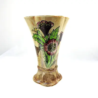 Buy Vintage Kensington Lustre Ware Vase Quatrefoil Cairo Hand Painted C 1930s RARE • 14.99£