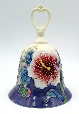 Buy Old Tupton Ware Hand Painted Bell- Gorgeous Flowers Design - Mint • 17.95£