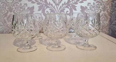 Buy 6 Edinburgh Crystal Brandy Glasses Stamped Edinburgh International  • 20£