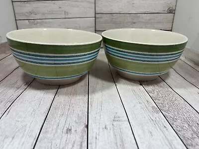 Buy Johnson Brothers Farmhouse Kitchen Woodland Stripe Bowl Set Of 2 Bowls Dishes • 15.95£