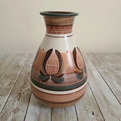 Buy Vintage Porta Celi Spanish Pottery Hand Painted Vase Stoneware Ceramic MCM  • 11.99£