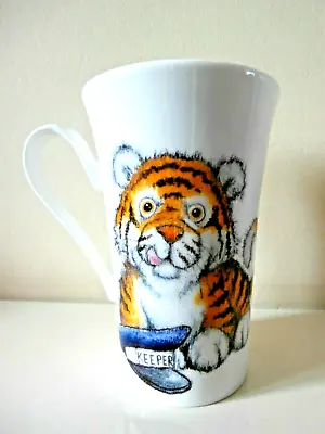Buy Rare ROY KIRKHAM Dont Feed The Animals Tiger Cub Mug Tall Bone China Collectible • 55.95£
