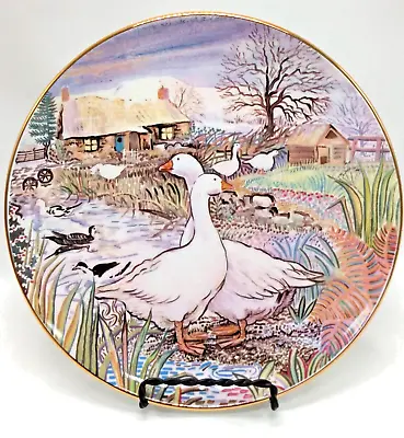 Buy Royal Kendal Fine Bone English China 8  Geese Hudson & Middleton Collector Plate • 11.31£