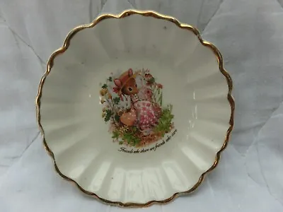 Buy Vintage English Crown Devon Friendship Trinket Dish • 2£