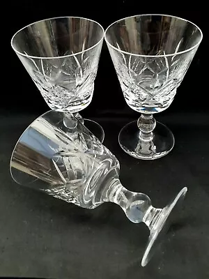 Buy 3 Stuart Crystal Sherry Port Glasses In Excellent Condition • 9£