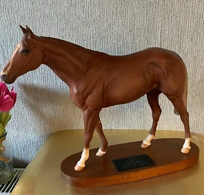 Buy BESWICK HORSE RACEHORSE GRUNDY DERBY WINNER  LARGE MODEL No. 2258 PERFECT • 165£