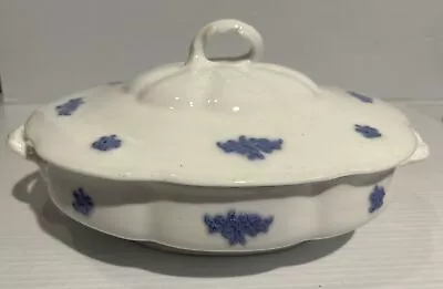 Buy Vtg Adderley Blue Chelsea Porcelain Fine Bone China Covered Serving Dish 2 Qt • 33.57£