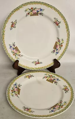 Buy Vintage Pair Of Crown Ducal Ware Floral Design Large & Small Plates • 10£