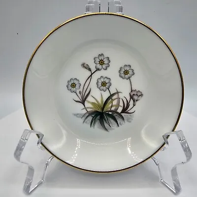 Buy Royal Worcester Porcelain Gold Trim Flower Coaster Dish Style 51 • 10.66£
