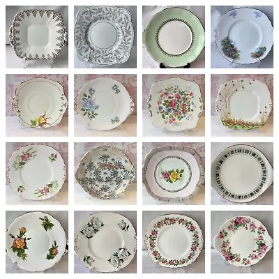 Buy Vintage China Cake Plates Bread Plates -   From 99p- Choose - 40+ In Stock • 0.99£